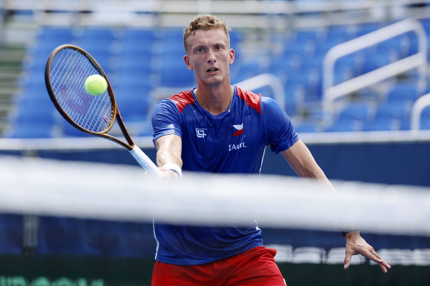 Jiří Lehečka vyrovnal své maximum na US Open