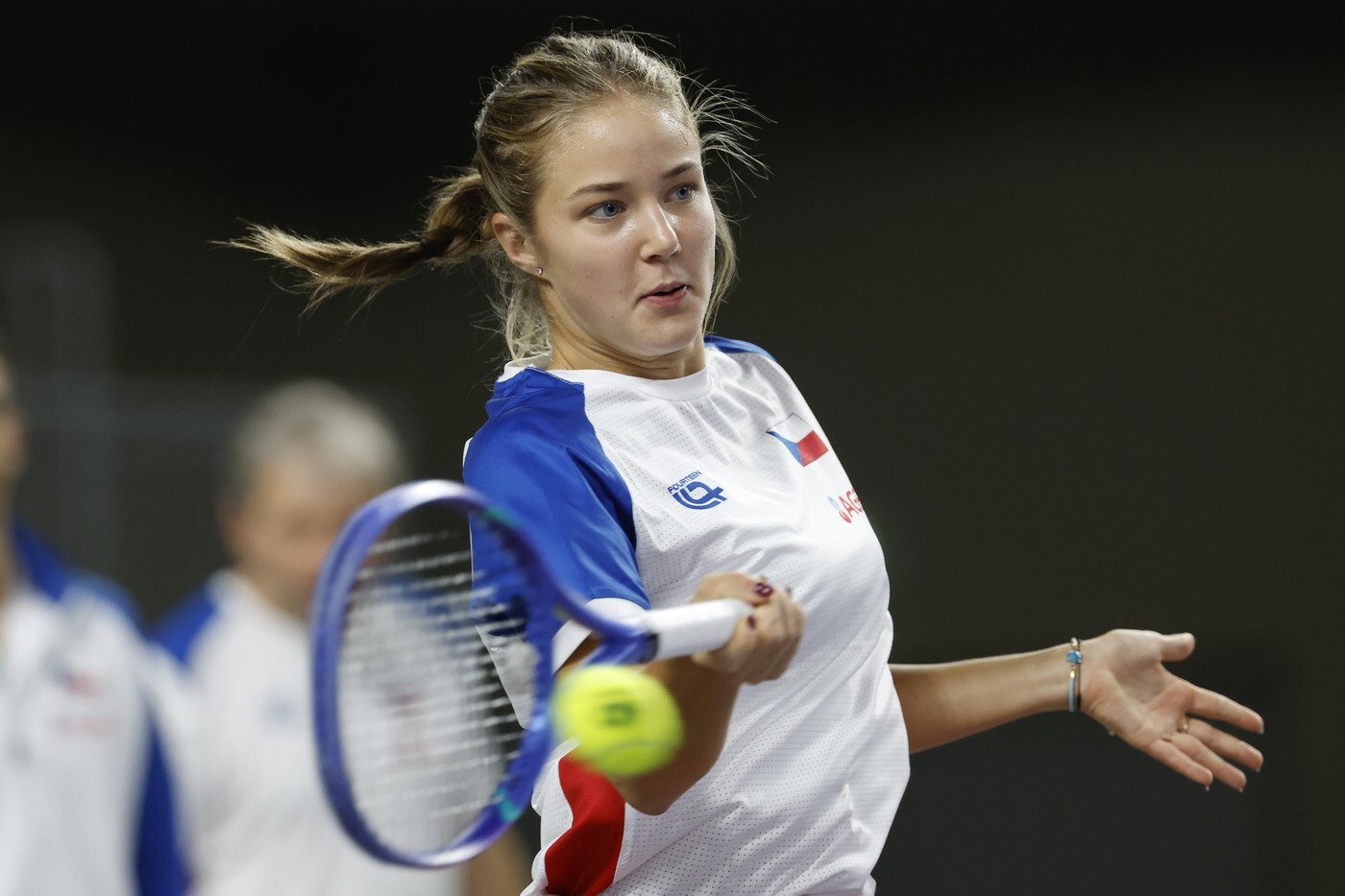 Vendula Valdmannová během tréninku na BJKC